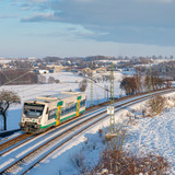 VT565 der Vogtlandbahn als VBG 80229 Zwickau Stadthalle - Plauen ob Bf kurz vor Ruppertsgrn.