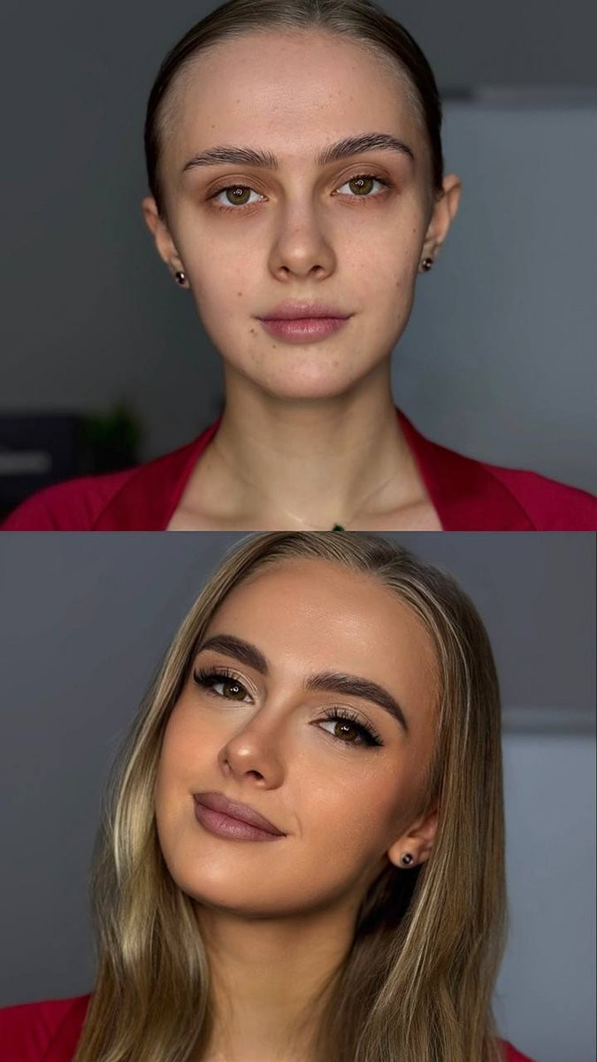 Работа ученицы курса визажа