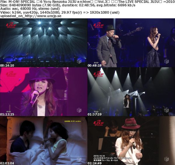 JUJU – 「6夜連続 JUJU archive」 ＜Vol.3＞「「The LIVE SPECIAL JUJU」～2010/10/10 @国際フォーラム ホールA～」