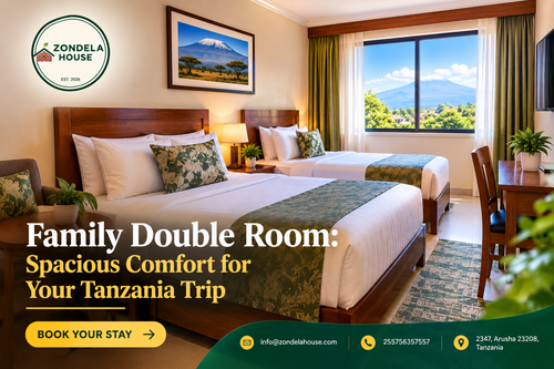 Family Double Room: Spacious Comfort for Your Tanzania Trip.png