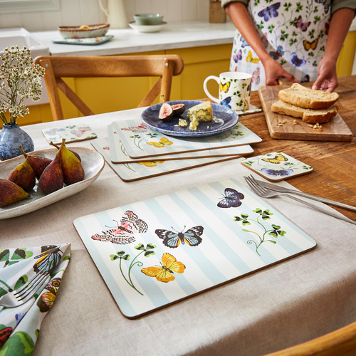 Ulster Weavers Butterfly Grove Coasters 4 Pack Blue sn4.jpg