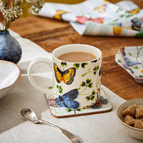 Ulster Weavers Butterfly Grove Coasters 4 Pack Blue sn3.jpg