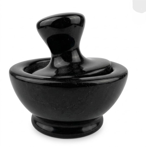 Mortar nd pestle mushroom black.jpg