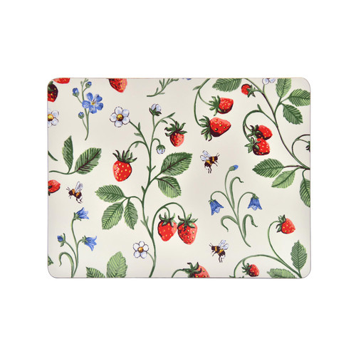 Ulster Weavers Strawberry Patch Placemat 4 Pack Green sn1.jpg