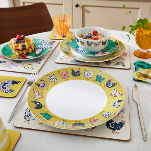 Ulster Weavers Chick Chicken Placemat 4 Pack Yellow sn3.jpg