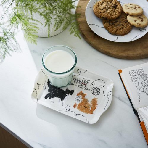 Ulster Weavers Feline Friends Tray Scatter Cream sn2.jpg