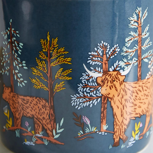 Ulster Weavers Connie the Cow Mug New Bone China Navy sn3.jpg