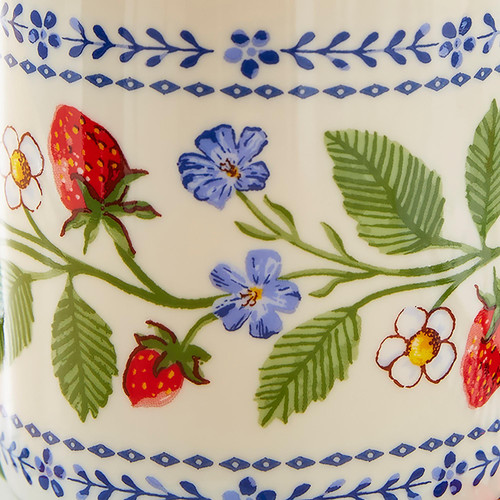Ulster Weavers Strawberry Patch Mug New Bone China Green sn5.jpg