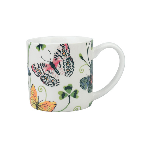 Ulster Weavers Butterfly Grove Mug New Bone China Blue sn1.jpg