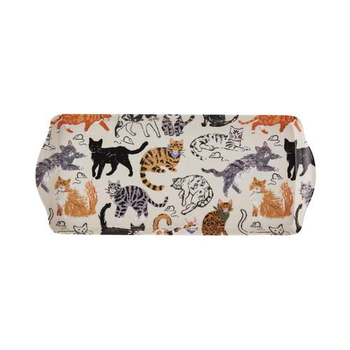 Ulster Weavers Feline Friends Tray Small Cream sn1.jpg