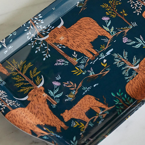 Ulster Weavers Connie the Cow Tray Small Navy sn3.jpg