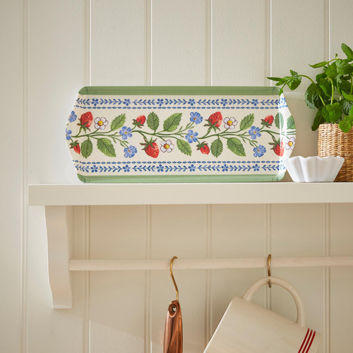Ulster Weavers Strawberry Patch Tray Small Green sn2.jpg