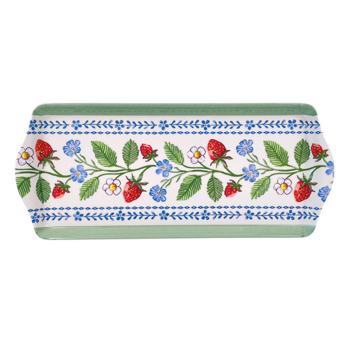 Ulster Weavers Strawberry Patch Tray Small Green sn1.jpg