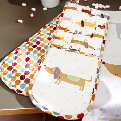 Ulster Weavers Hot Dog Double Oven Glove Cream sn2.jpg