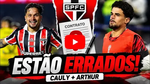 VÍDEO: São Paulo desmente duas informações sobre Cauly e Artur