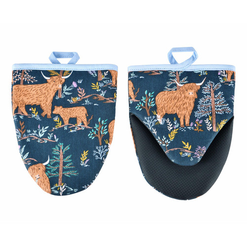 Ulster Weavers Connie the Cow Microwave Mitts Pair Navy sn1.jpg