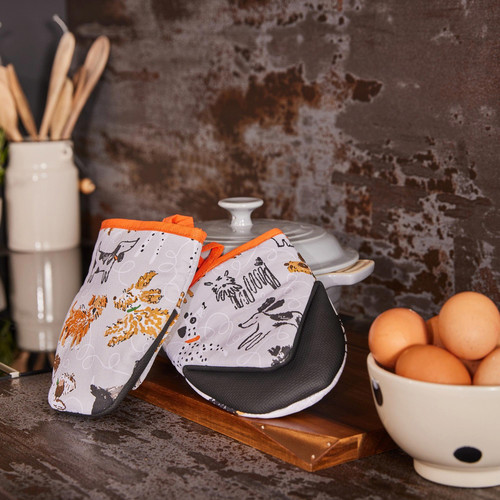 Ulster Weavers Dog Days Microwave Mitts Pair Grey sn3.jpg