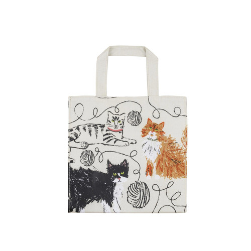 Ulster Weavers Feline Friends PVC Bag Small Grey sn1.jpg