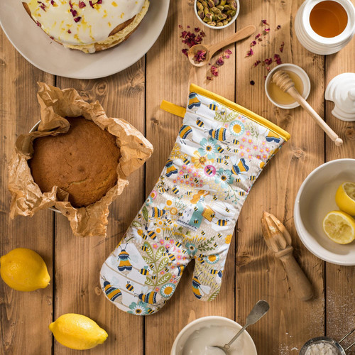 Ulster Weavers Bee Keeper Gauntlet Oven Glove Natural sn2.jpg