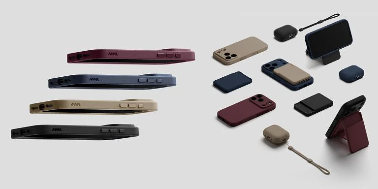 A group of cell phones - Hình ảnh nhiều điện thoại với vỏ dbrand