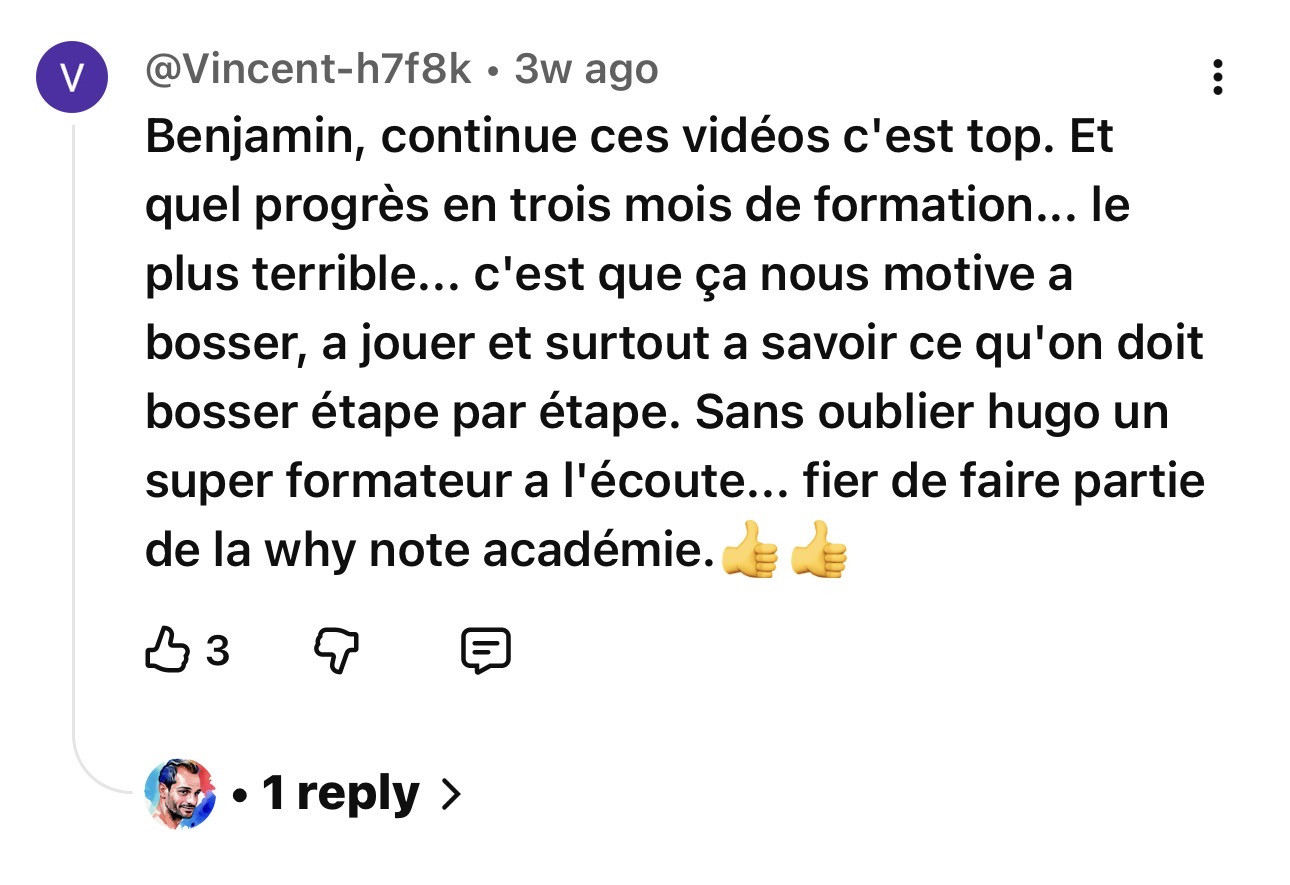 Témoignage élève Why Note Music