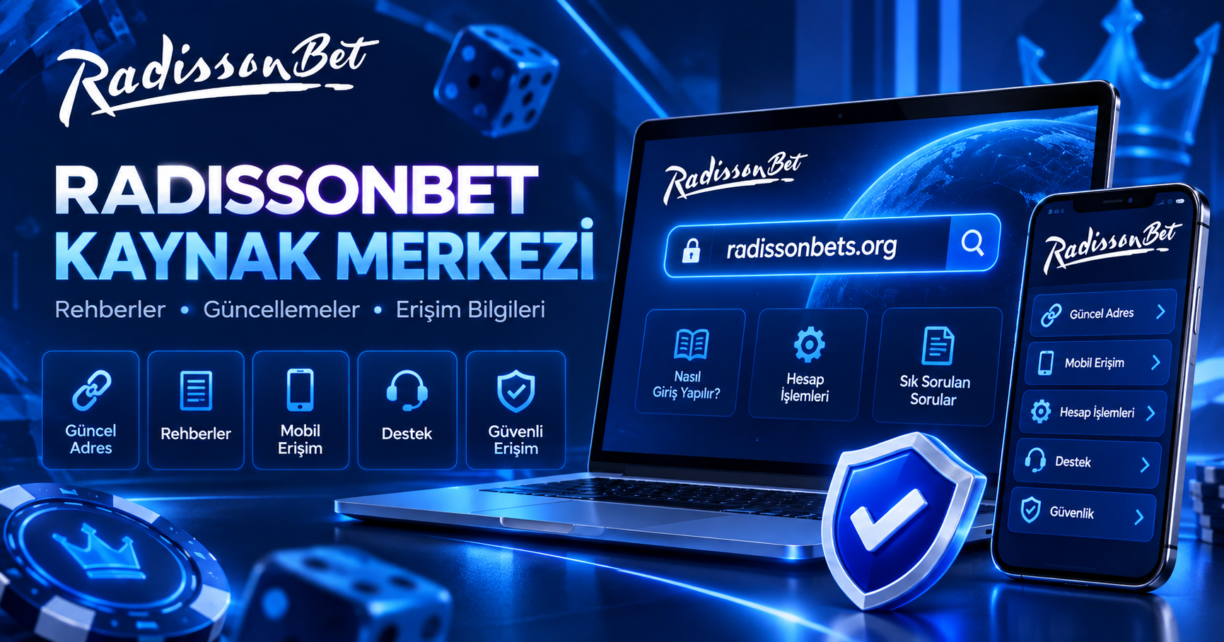 Radissonbet kaynak merkezi, profiller ve dış yayınlar