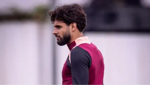 VOLTA A TEMPO? Yuri Alberto pode jogar contra o Estudiantes na volta da Libertadores