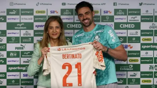 NÚMERO HISTÓRICO! Com a camisa 21, Bruno Bertinato celebra chance de brilhar no Palmeiras