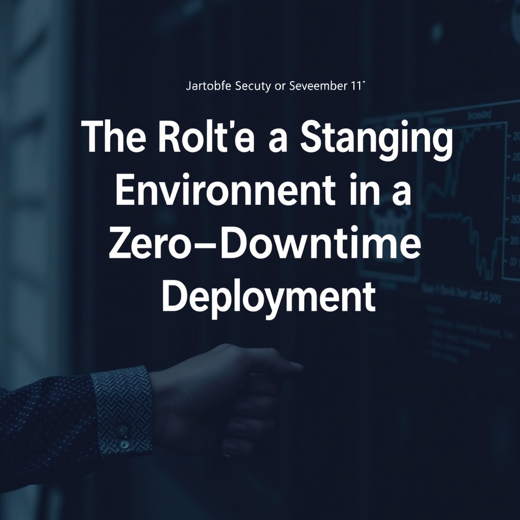 The Indispensable Role of a Staging Environment in Achieving Zero-Downtime Deployment