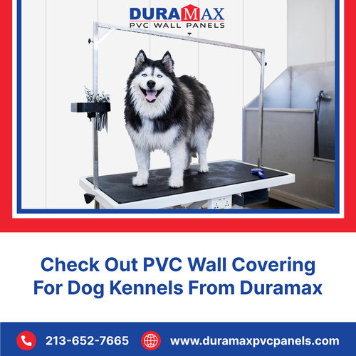 Check Out PVC Wall Covering For Dog Kennels From Duramax.1