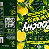 Etiqueta neón de limonada COOCHY4