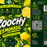 Etiqueta neón de limonada COOCHY