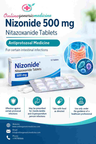 Nizonide 500 mg Tablets for Certain Intestinal Infections-OnlineGenericMedicine. com.1