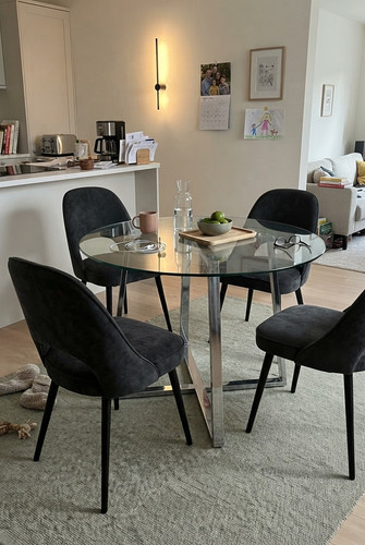 Modern Dining Table Set for a Cosy Four-Seater Space.1