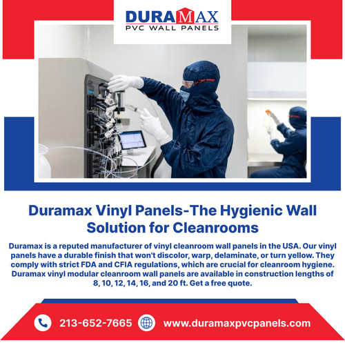 ​Duramax Vinyl Panels-The Hygienic Wall Solution for Cleanrooms.1