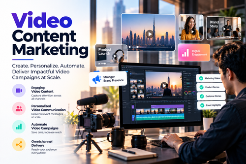 Video Content Marketing Workspace