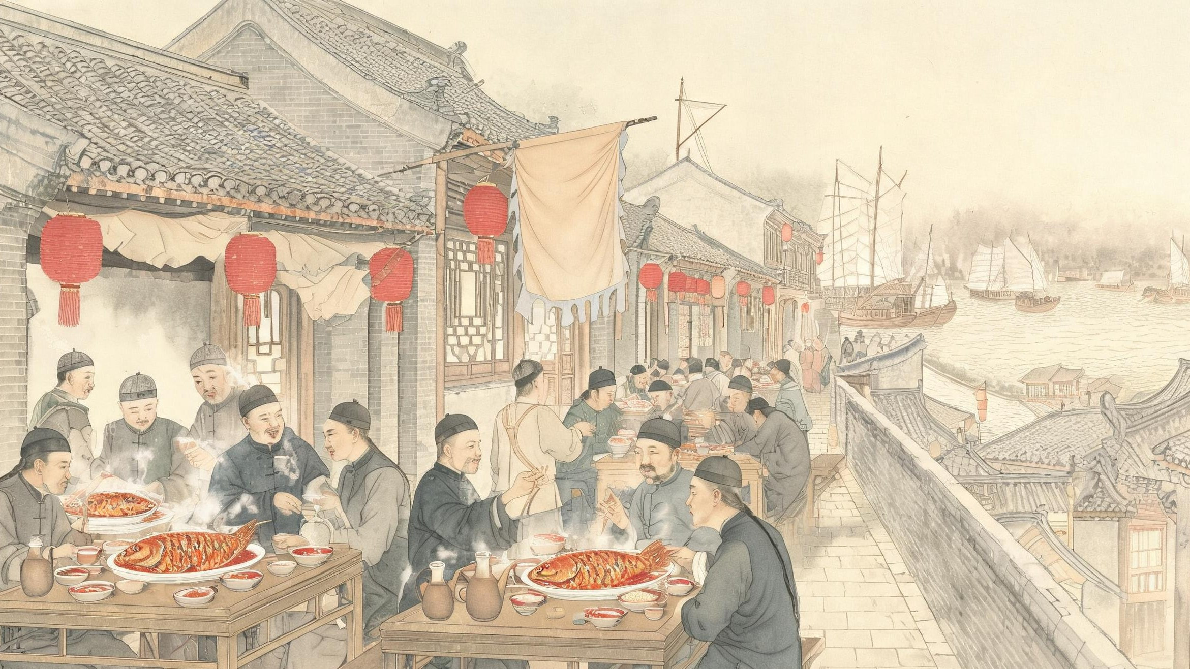 罾蹦鲤鱼·食俗