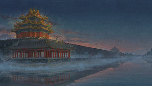 北京紫禁城角楼