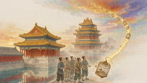 北京紫禁城角楼·意象