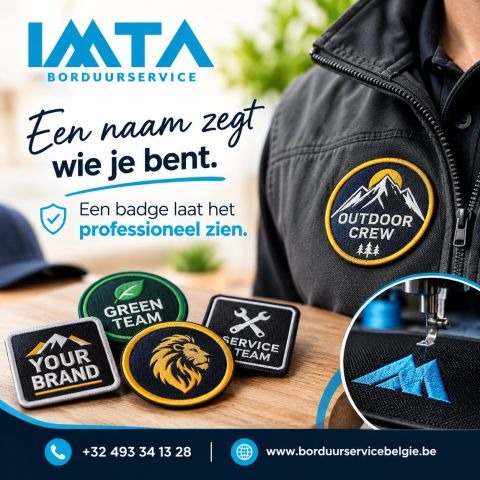 Een naam zegt wie je bent Een badge laat het professioneel zien.1