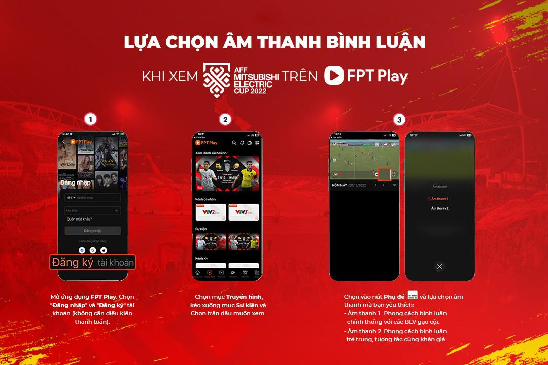Giao diện ứng dụng trực tuyến trên điện thoại