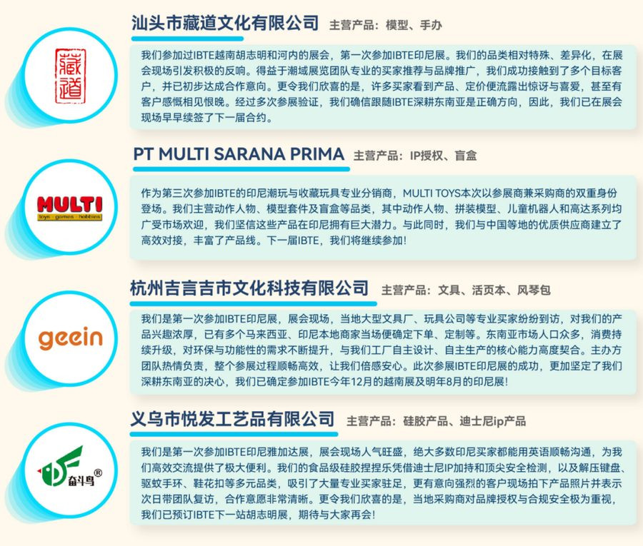 东盟7亿消费者市场商机,2027第十届IBTE印尼国际玩具潮玩、文具及婴童用品展一站打通!