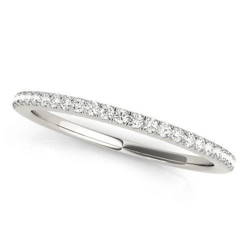 White Gold Round Diamond Pavé Eternity Band with Micro Prong Setting.jpg