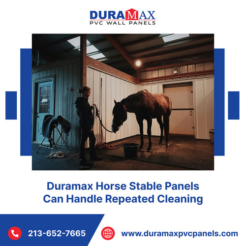 Duramax Horse Stable Panels Can Handle Repeated Cleaning.1