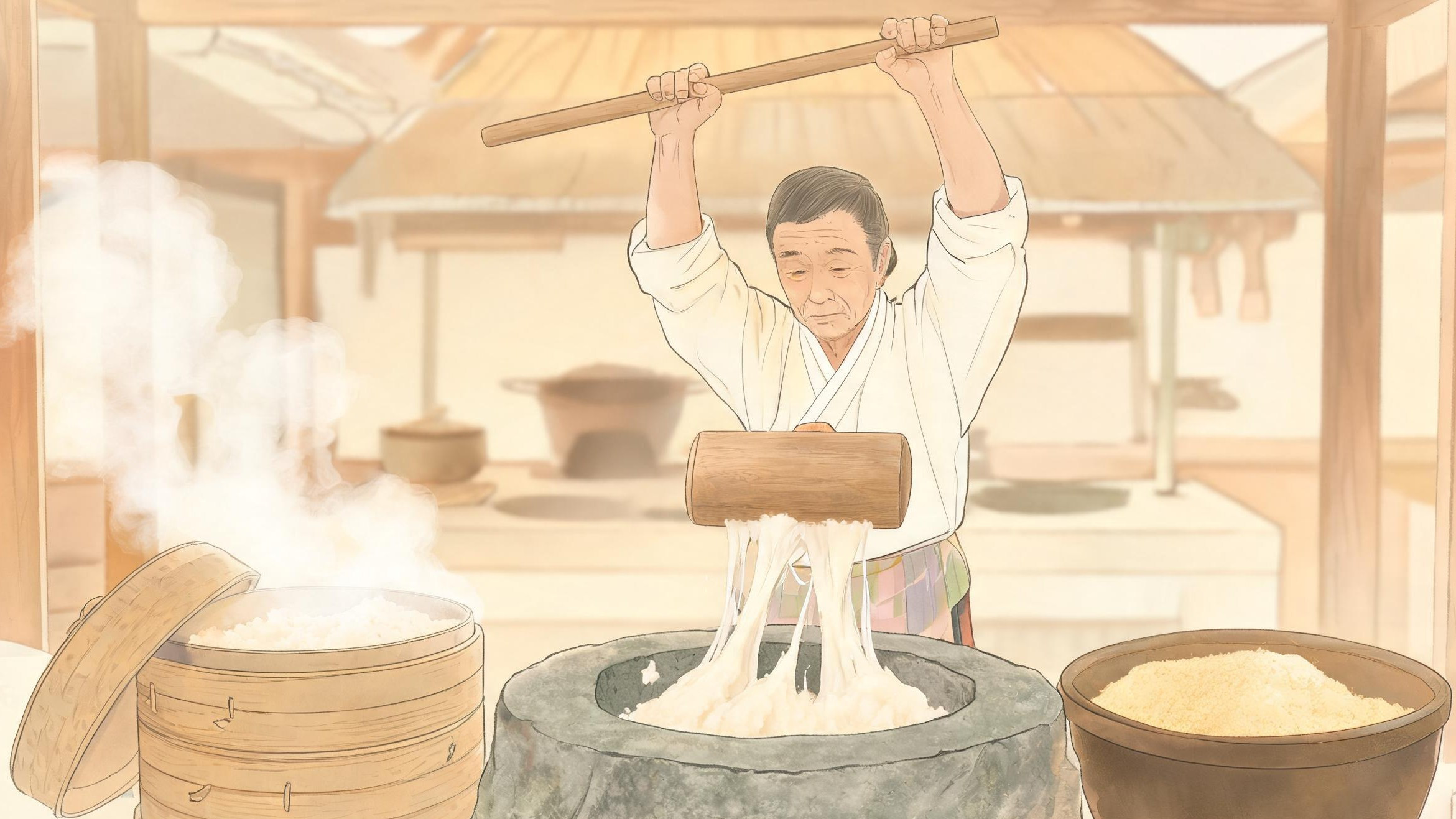 朝鲜族打糕·工艺