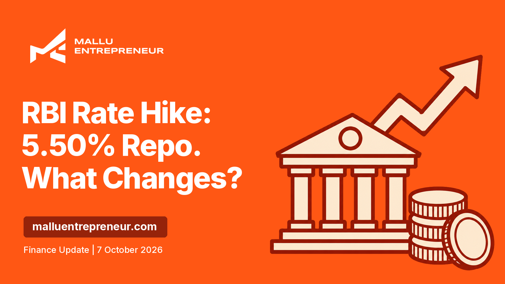 RBI Rate Hike: 5.50% Repo. What Changes?