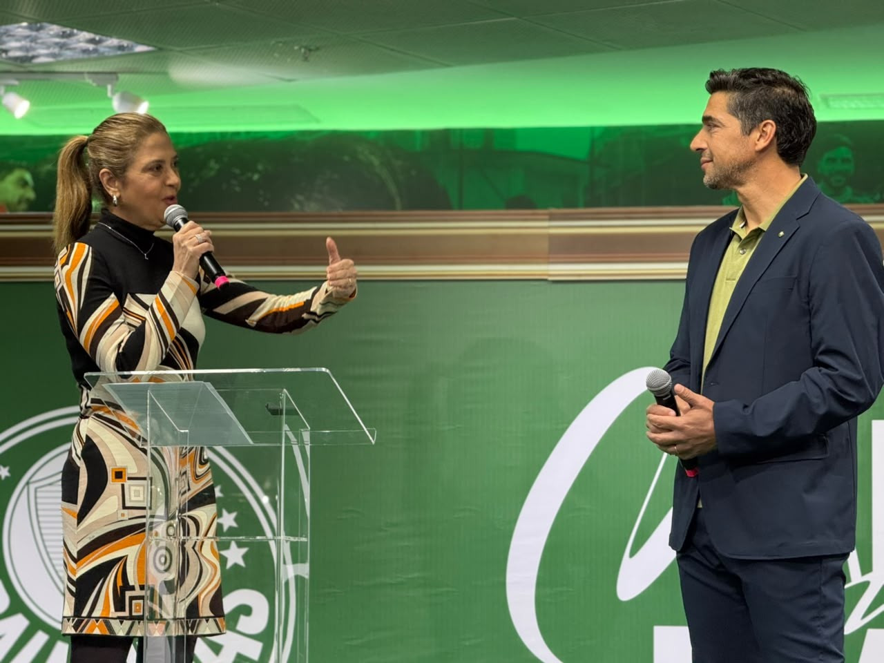 Leila defende Abel Ferreira e projeta renascimento do Palmeiras em busca de títulos na Libertadores