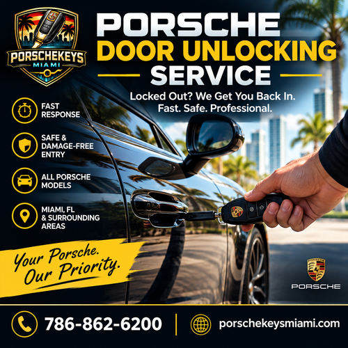 Porsche Door Unlocking Service in Miami, FL.png
