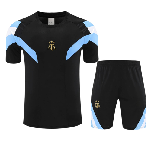 2526 season Argentina Training clothes suit Short sleeve Fan version 副本.png