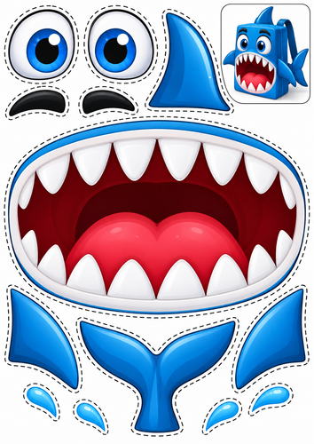 02 molde de mochila tubarão colorida.png